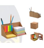 Memo Box for Office Desk and Workstation Use, Practical Note Storage Gift for Corporate Gifting, Everyday Writing Needs and Table Organization